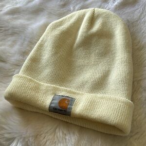 Carhartt White Cream Beanie